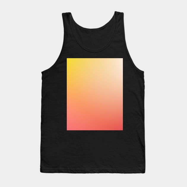 Modern gold ombre pink color block Tank Top by Islanr